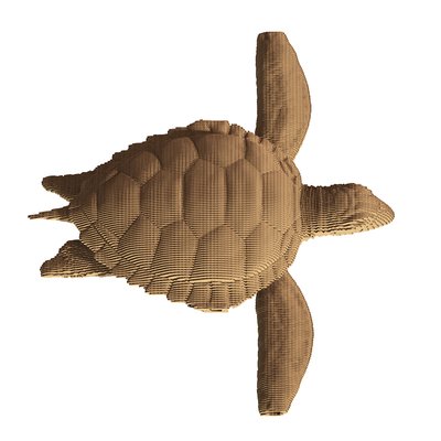 Черепаха - Картонний 3Д пазл CARTTURT фото