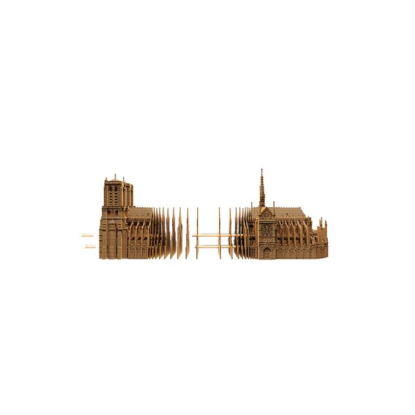 3D пазл Cartonic Нотр-Дам-де-Парі (Париж) - Картонний 3Д пазл(CARTNOTRE) фото