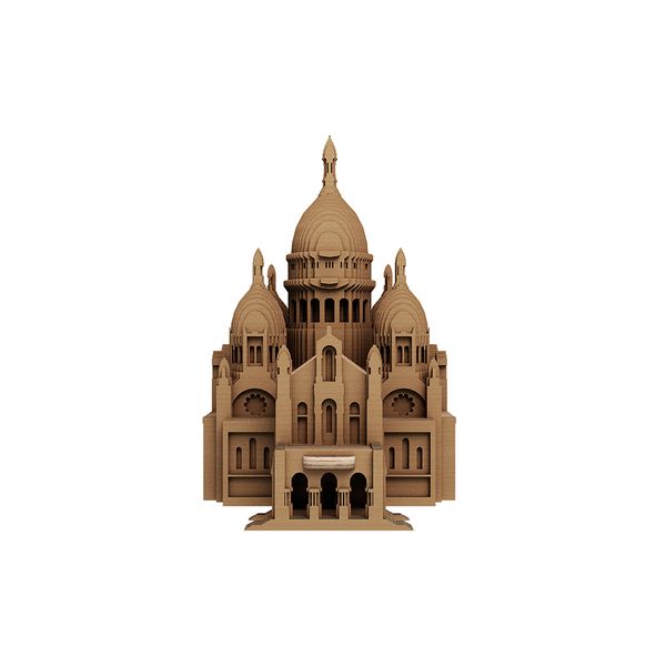 3D пазл Cartonic Базиліка Сакре-Кер (Париж) - Картонний 3Д пазл(CARTSACRE) фото