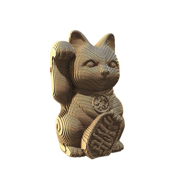 Щасливий котик - Картонний 3Д пазл CARTLUCK фото