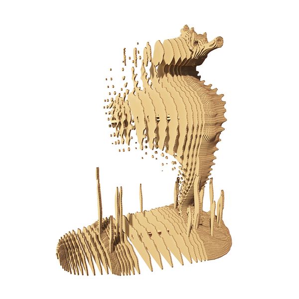 3D пазл Cartonic Морський коник - Картонний 3Д пазл(CARTSEAH) фото