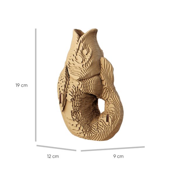 3D пазл Cartonic FISH VASE - Картонний 3D-пазл(CARTVASEF) фото