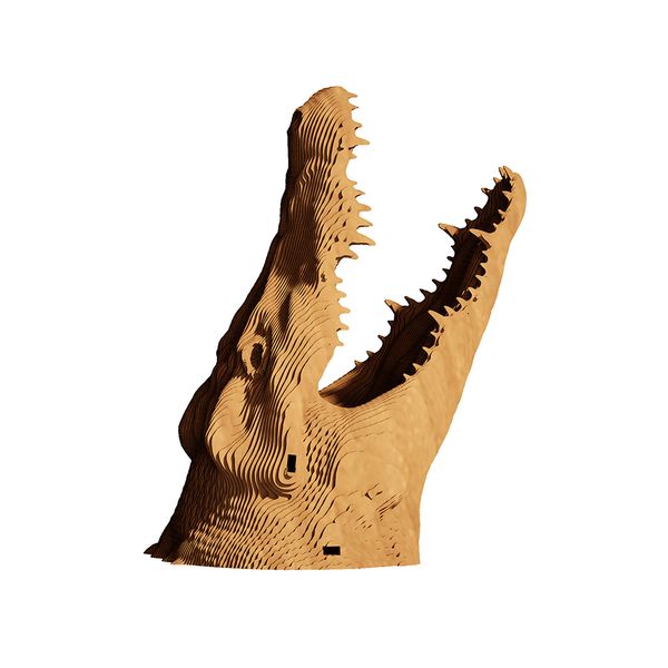 Крокодил - Картонний 3Д пазл CARTCROC фото